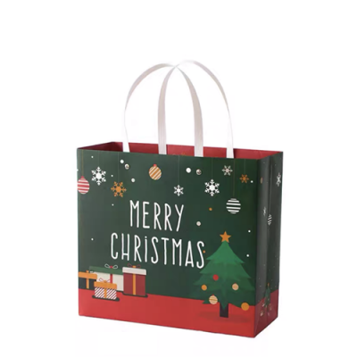 Christmas Gold Stamping Paper Bag