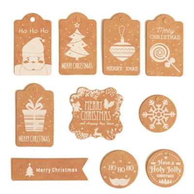 Merry Christmas Kraft Paper Gift Cards