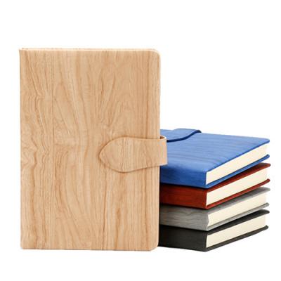 Wood Leather Cover Planner Journal Notebook