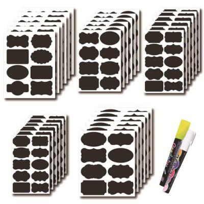 Shaped PVC Blackboard Sticker Sheet