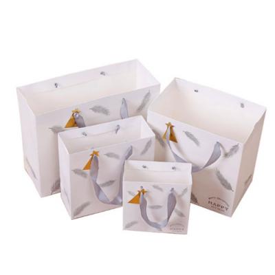 Feather Pattern Gift Paper Bags