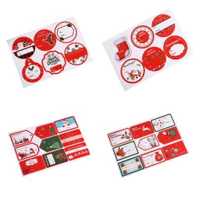 Colorful Christmas Paper Stickers