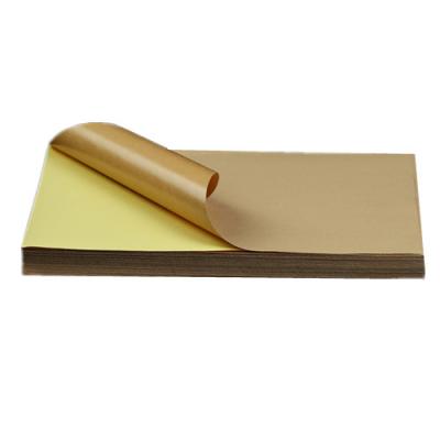 A4 Paper Writable Brown Kraft Sticker Labels