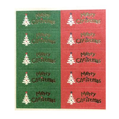 Christmas Kraft Paper Stickers