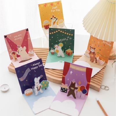 Happy Birthday 3d Greeting Card With Envelope For Kids Gift