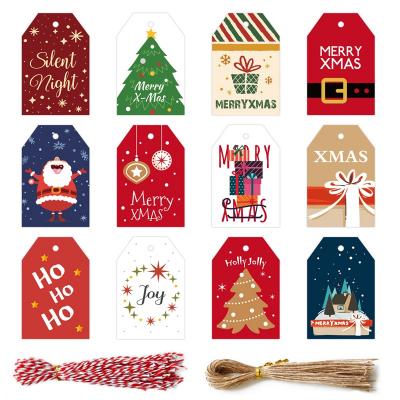 Merry Christmas White Paper Gift Cards