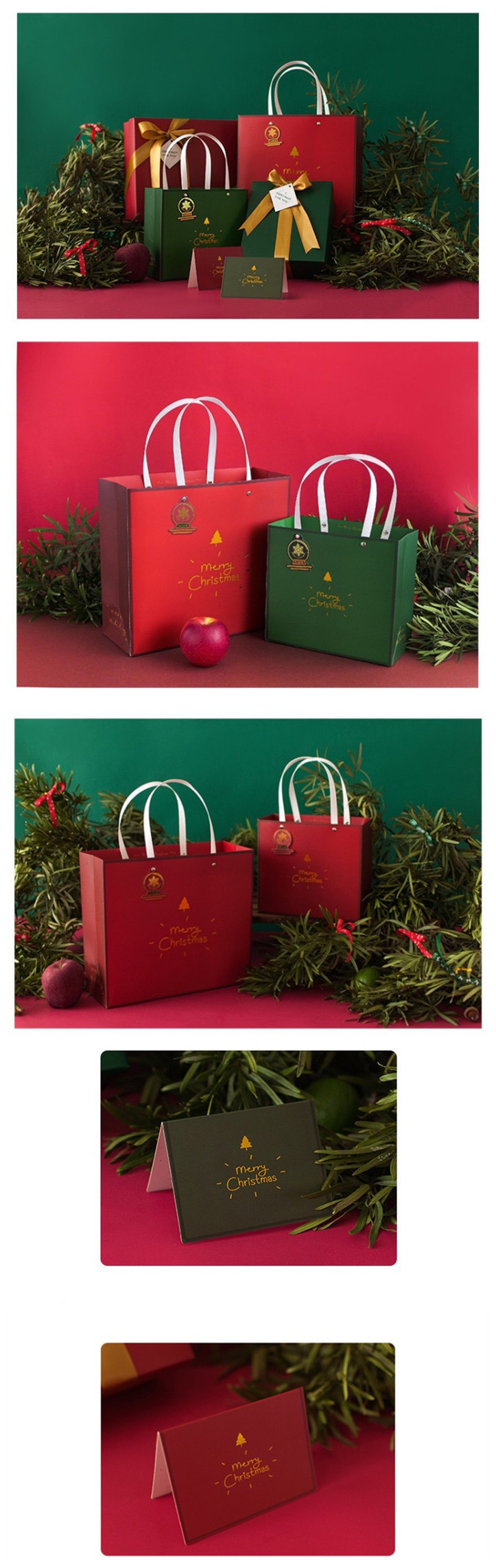 Christmas paper bags