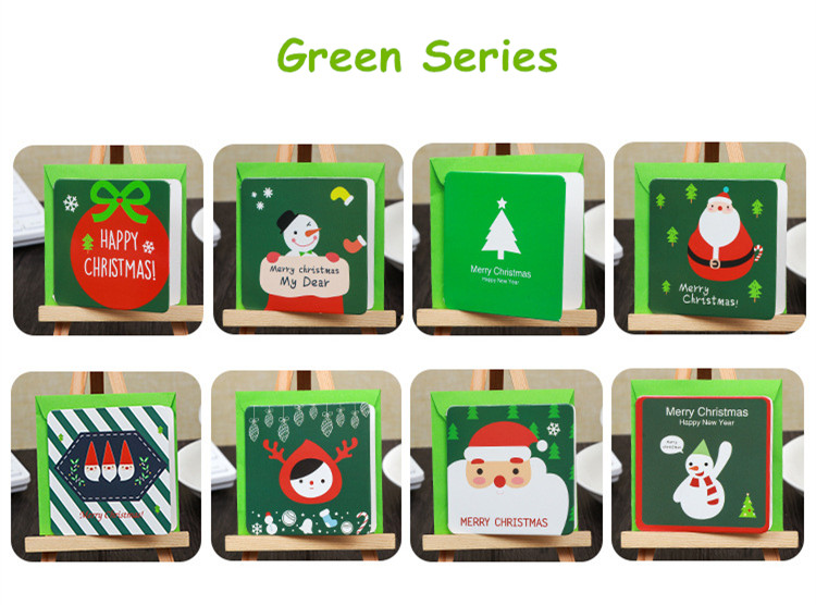 green greeting cards