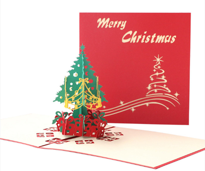 christmas tree card