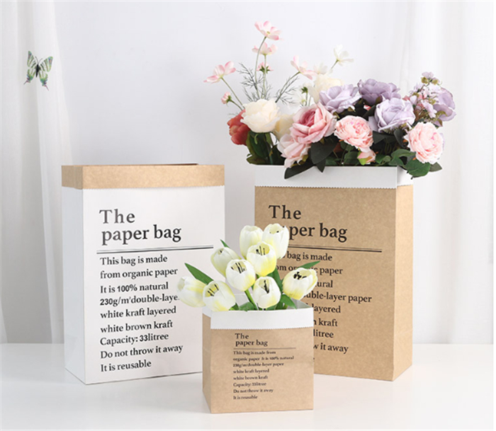 flower packaging paper bags