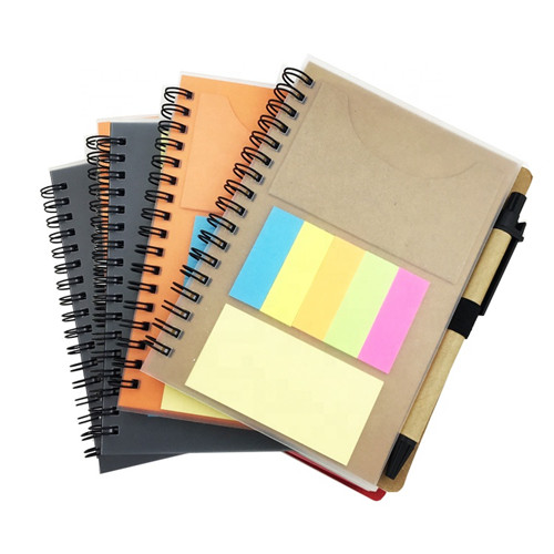 Spiral Sticky Notes Set