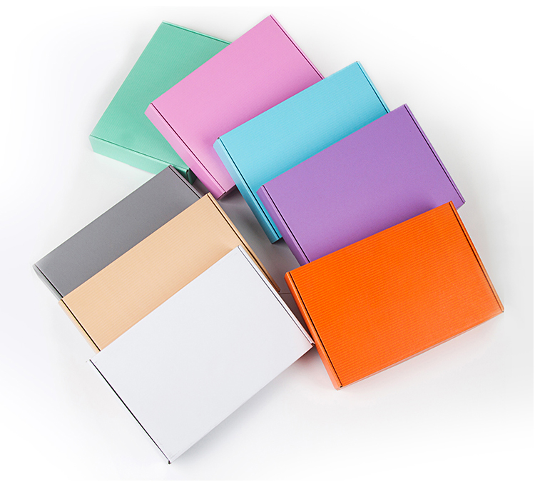 all kinds of colors corrugated paper boxes