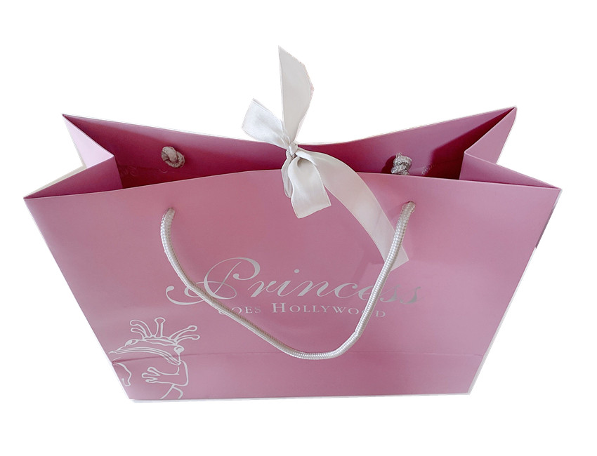 pink frogbox princess clothes shopping paper bag