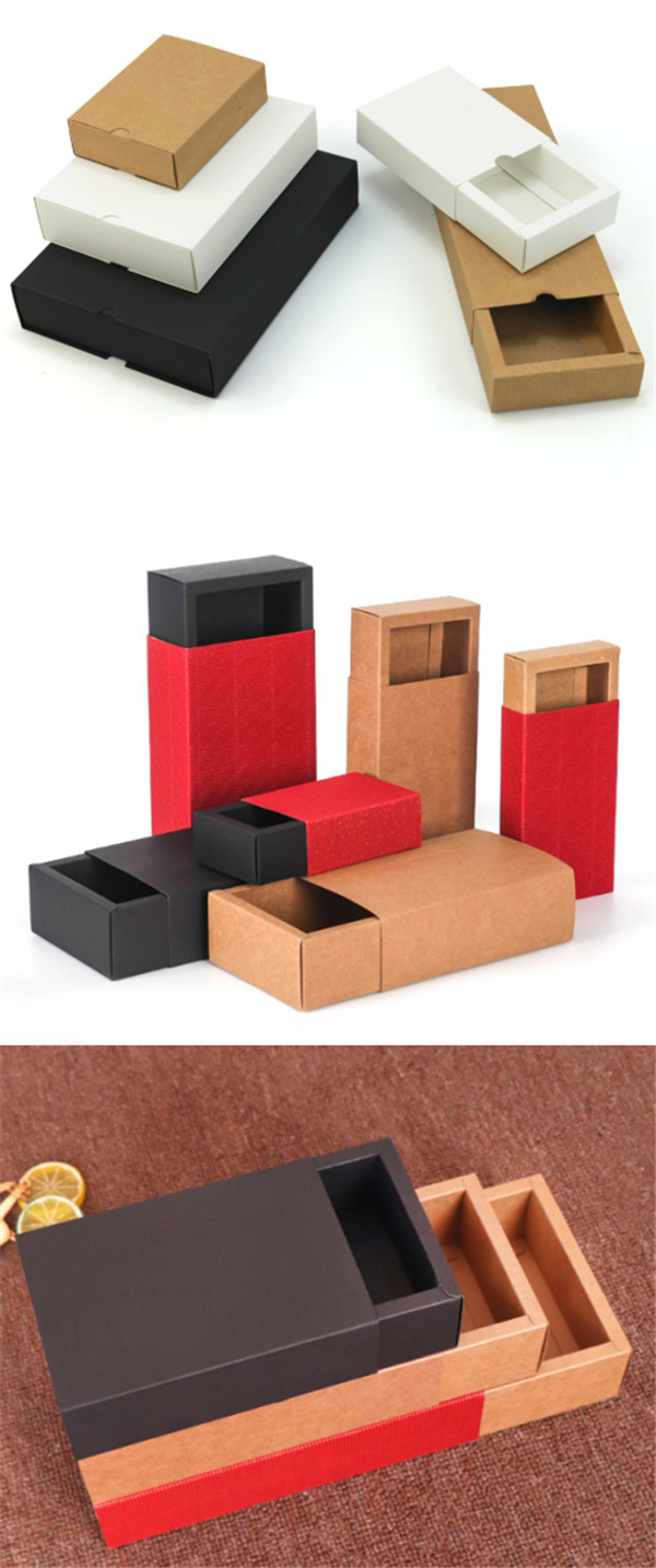 Drawer Kraft Folding Paper Box