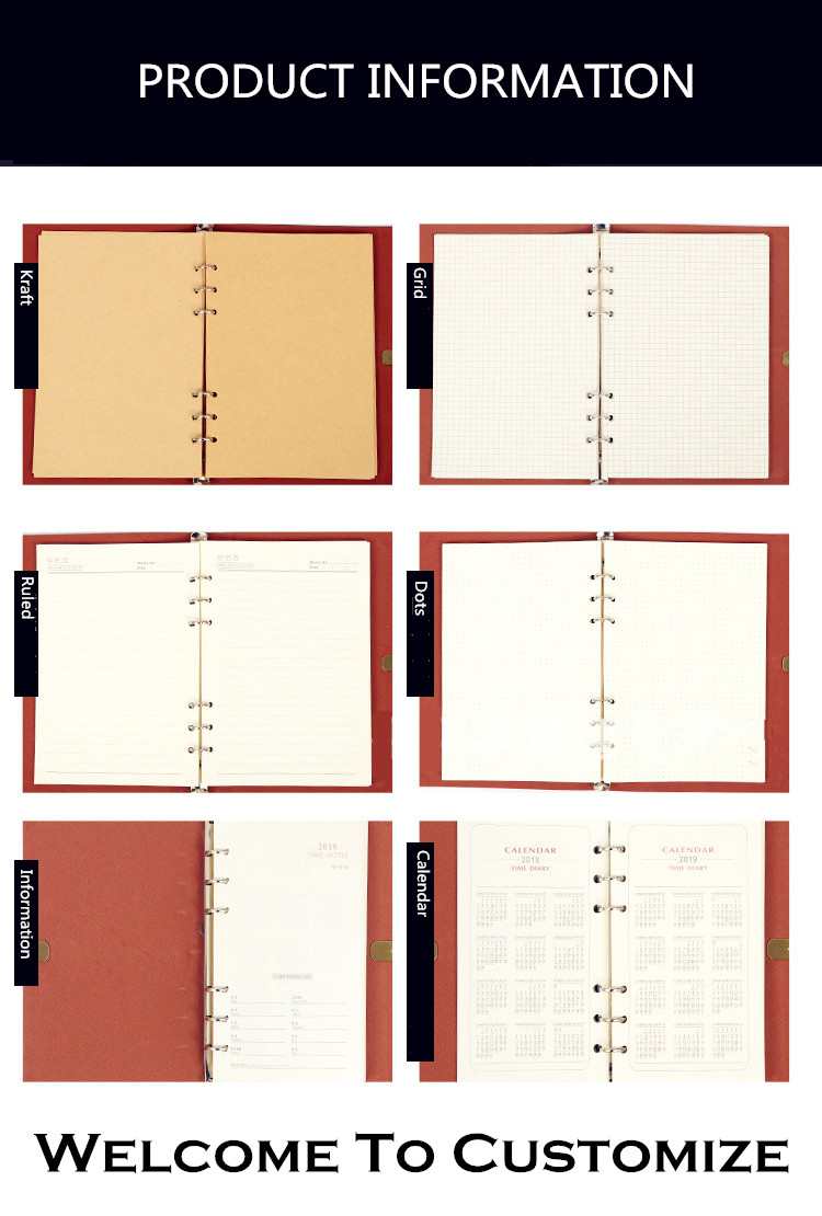 Notebook Inner Paper Information