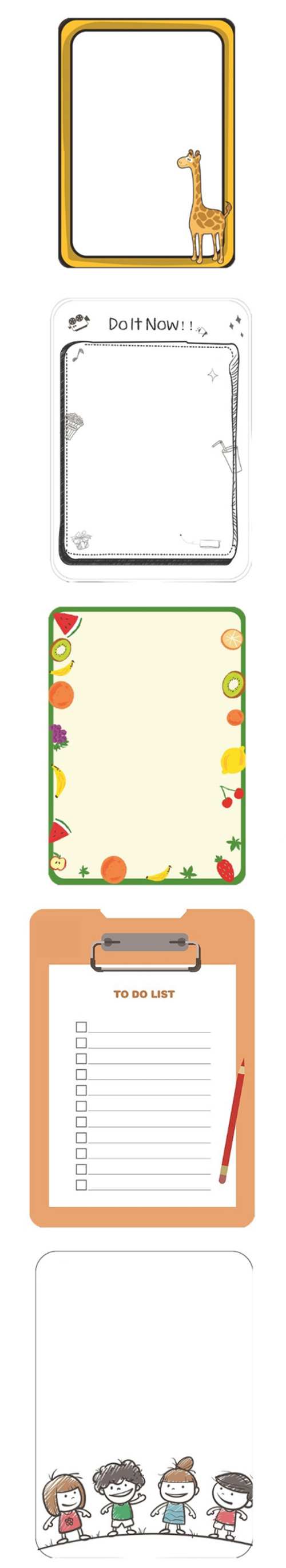 Fridge Magnetic Board Daily Planner