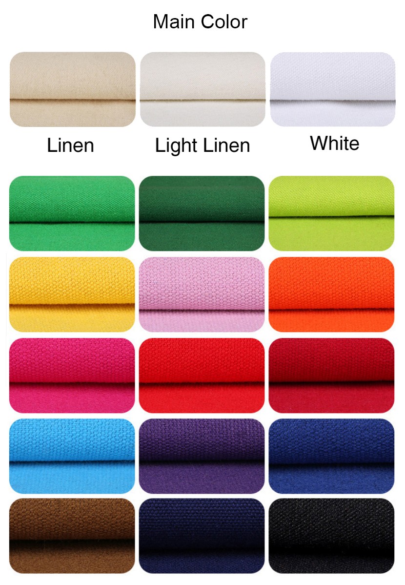 cotton bag colors for choice